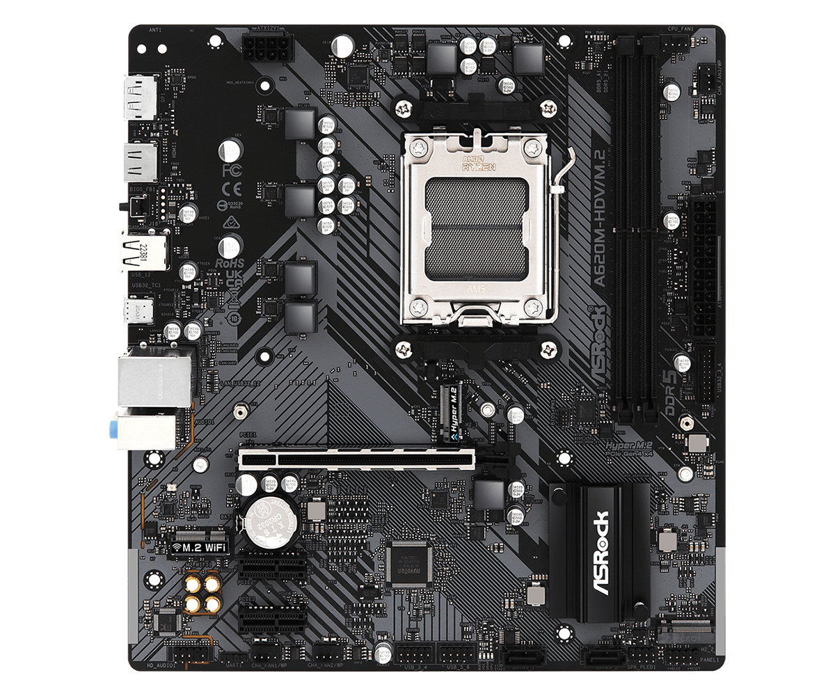 ASRock - Placa Base ASRock A620M-HDV/M.2
