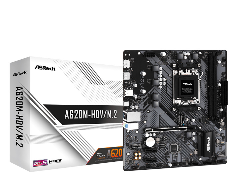ASRock - Placa Base ASRock A620M-HDV/M.2