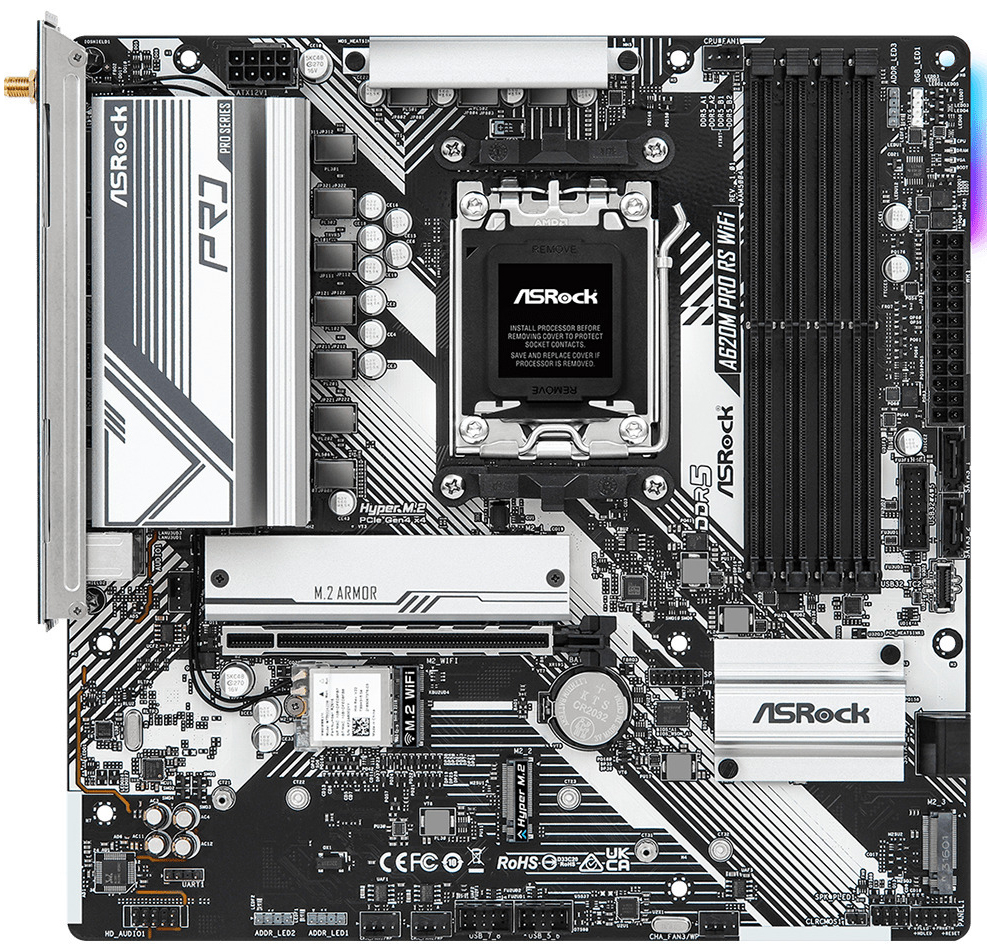 Picture of Picture of Placa Base ASRock A620M Pro RS WiFi