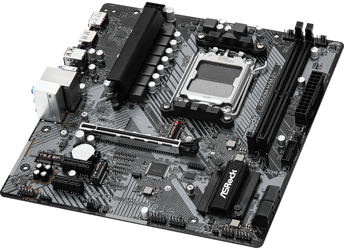ASRock - Placa Base ASRock B650M-H/M.2+