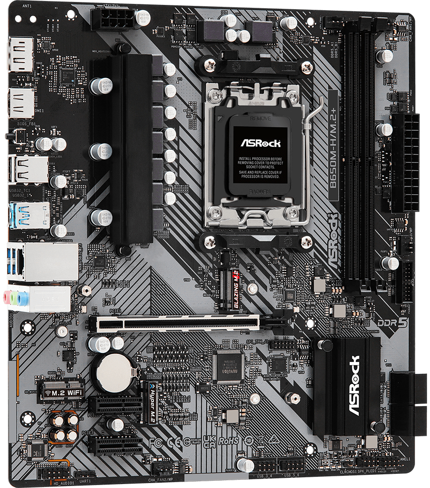 ASRock - Placa Base ASRock B650M-H/M.2+