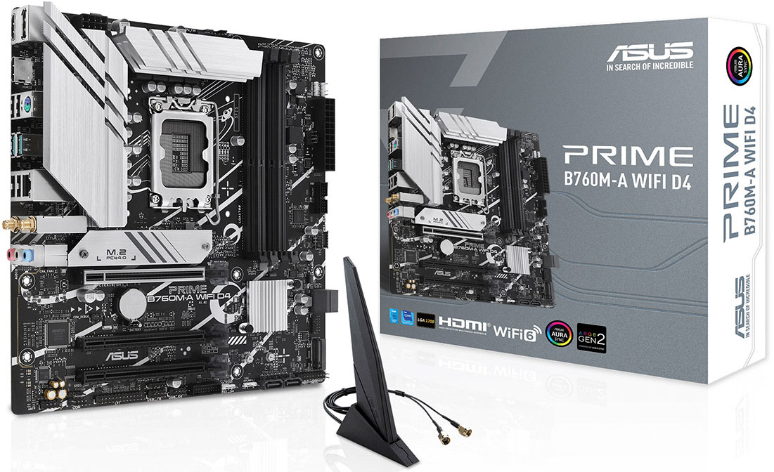 Asus - Placa Base Asus PRIME B760M-A WiFi D4