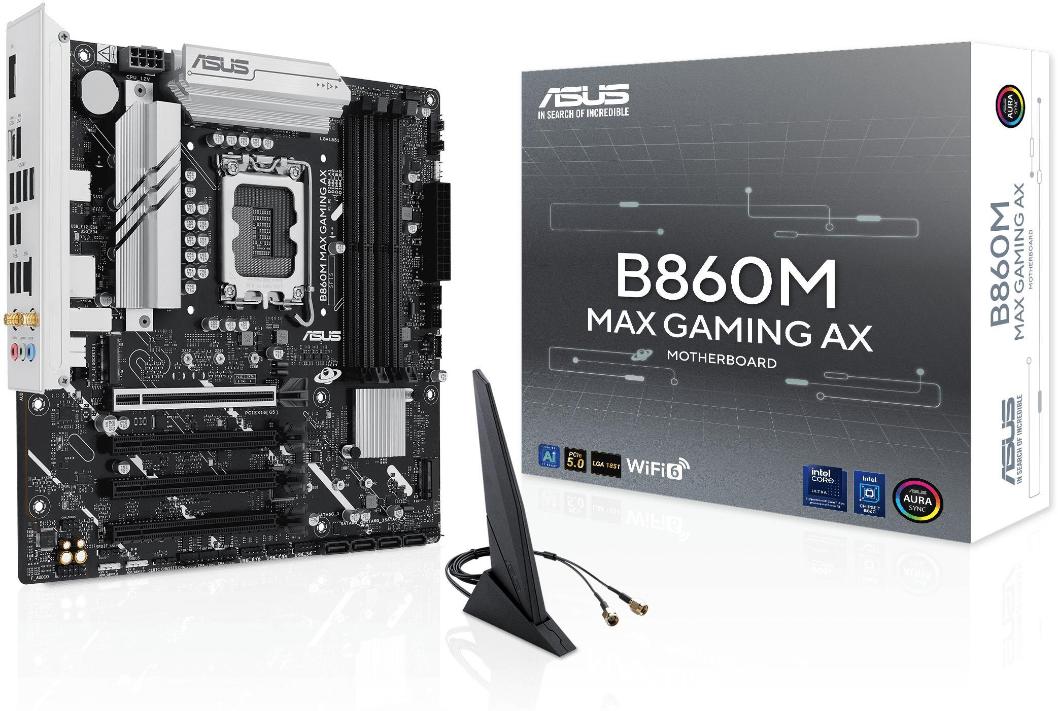Asus - Placa Base Asus B860M MAX Gaming AX