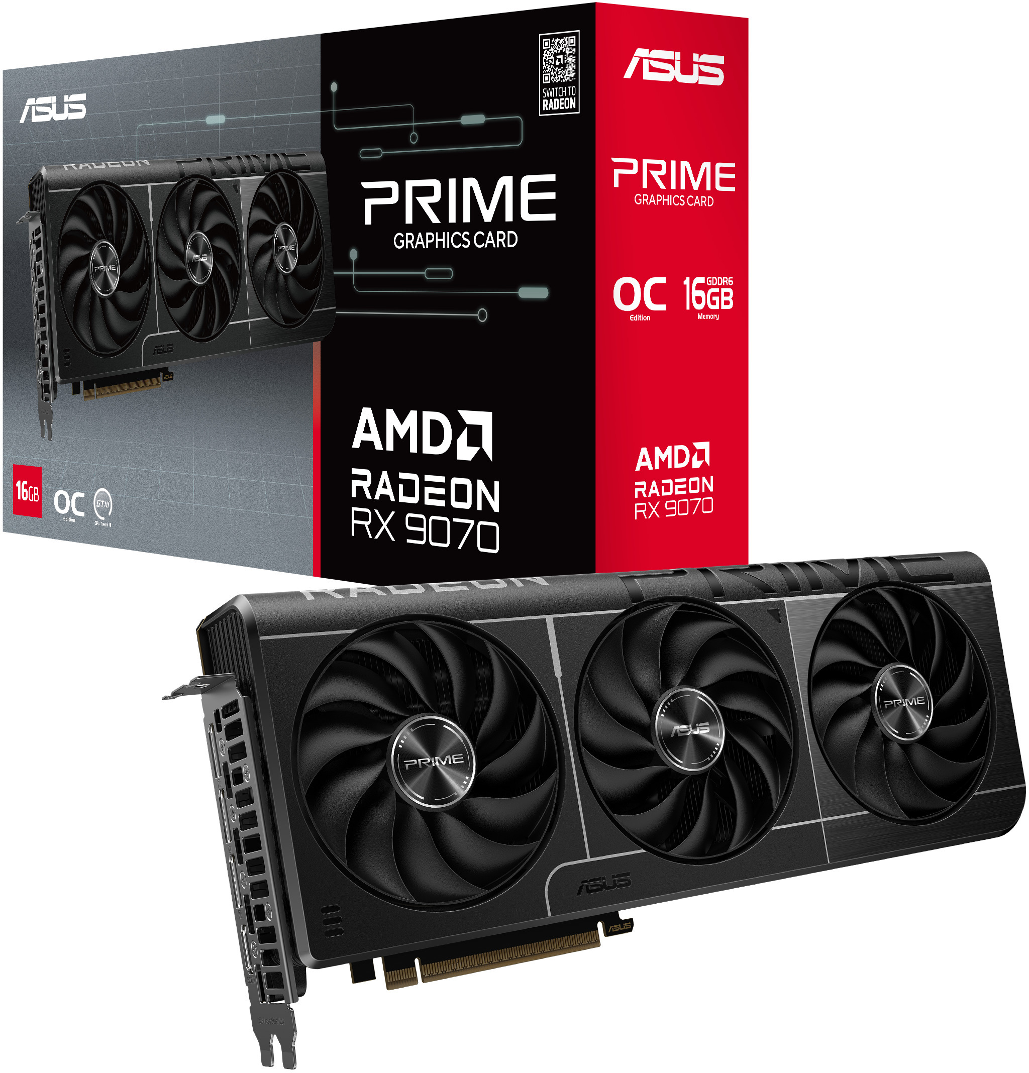 Picture of Picture of Tarjeta Gráfica Asus Radeon RX 9070 Prime OC 16GB GDDR6