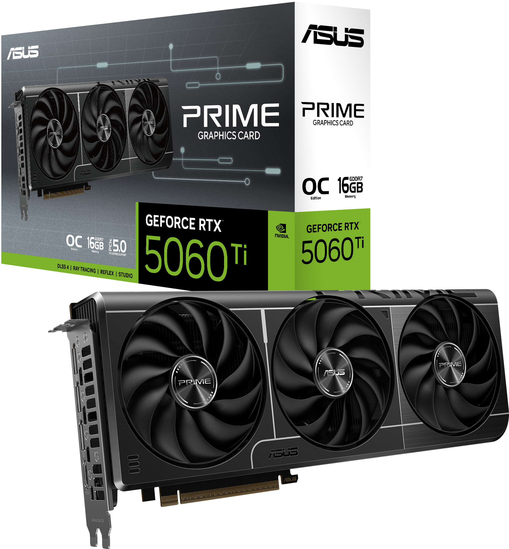 Picture of Picture of Tarjeta Gráfica Asus GeForce® RTX 5060 Ti Prime OC 16GB GDDR7 DLSS4