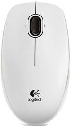 Logitech - Ratón Óptico Logitech B100 Blanco