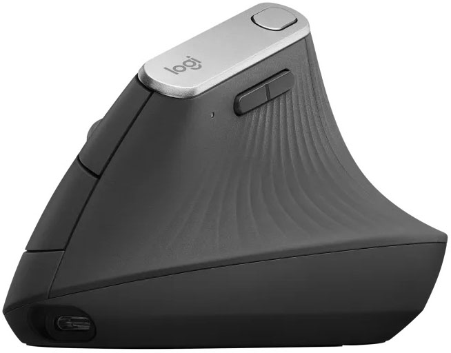 Logitech - Ratón Óptico Logitech MX Vertical Advanced Ergonómico Wireless 4000DPI Negro