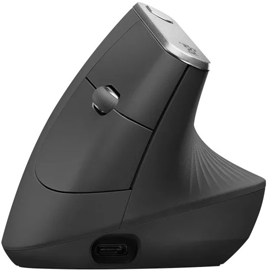 Logitech - Ratón Óptico Logitech MX Vertical Advanced Ergonómico Wireless 4000DPI Negro