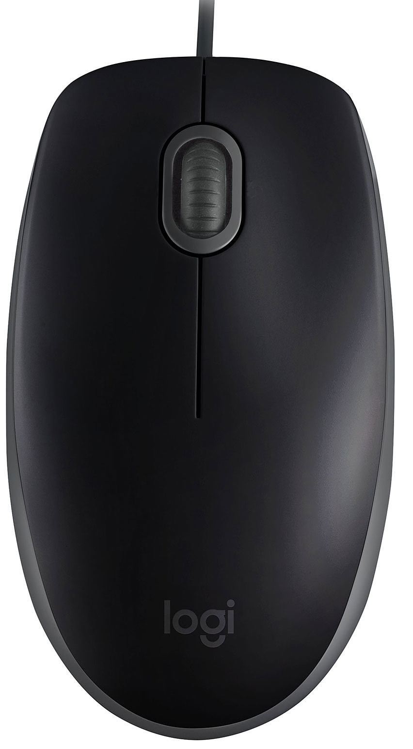 Logitech - Ratón Óptico Logitech B110 Silent 1000DPI Negro