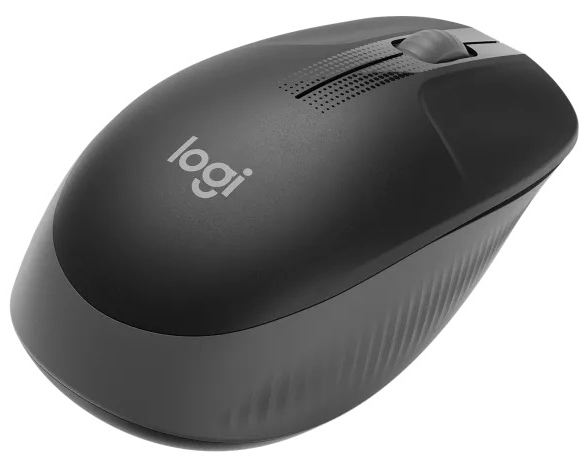 Picture of Picture of Ratón Óptico Logitech M190 Full-Size Wireless 1000DPI Negro/Gris