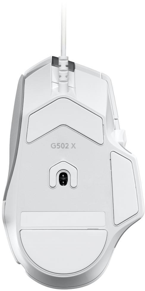 Logitech - Ratón Gaming Logitech G Series G502 X Hero Blanco