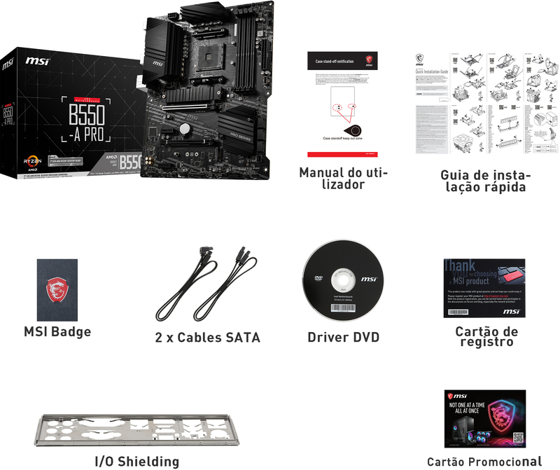 MSI - Placa Base MSI B550-A PRO 