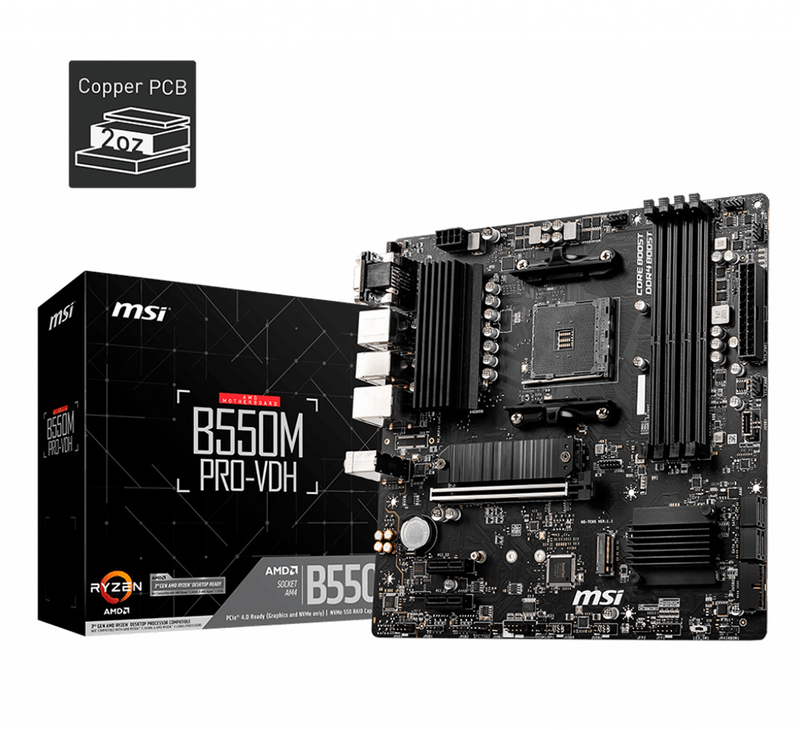 Picture of Picture of Placa Base MSI B550M PRO-VDH