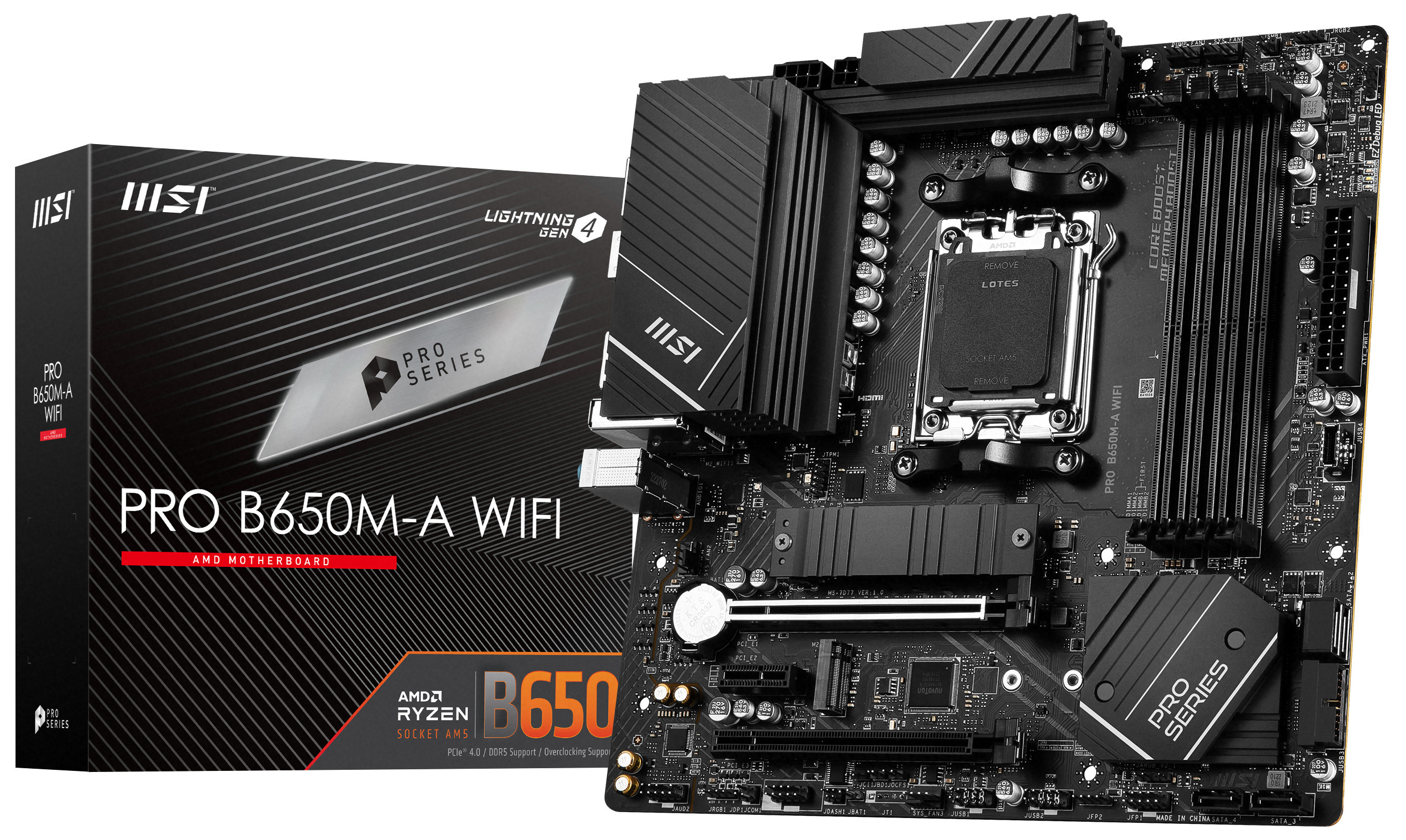 MSI - Placa Base MSI PRO B650M-A WIFI