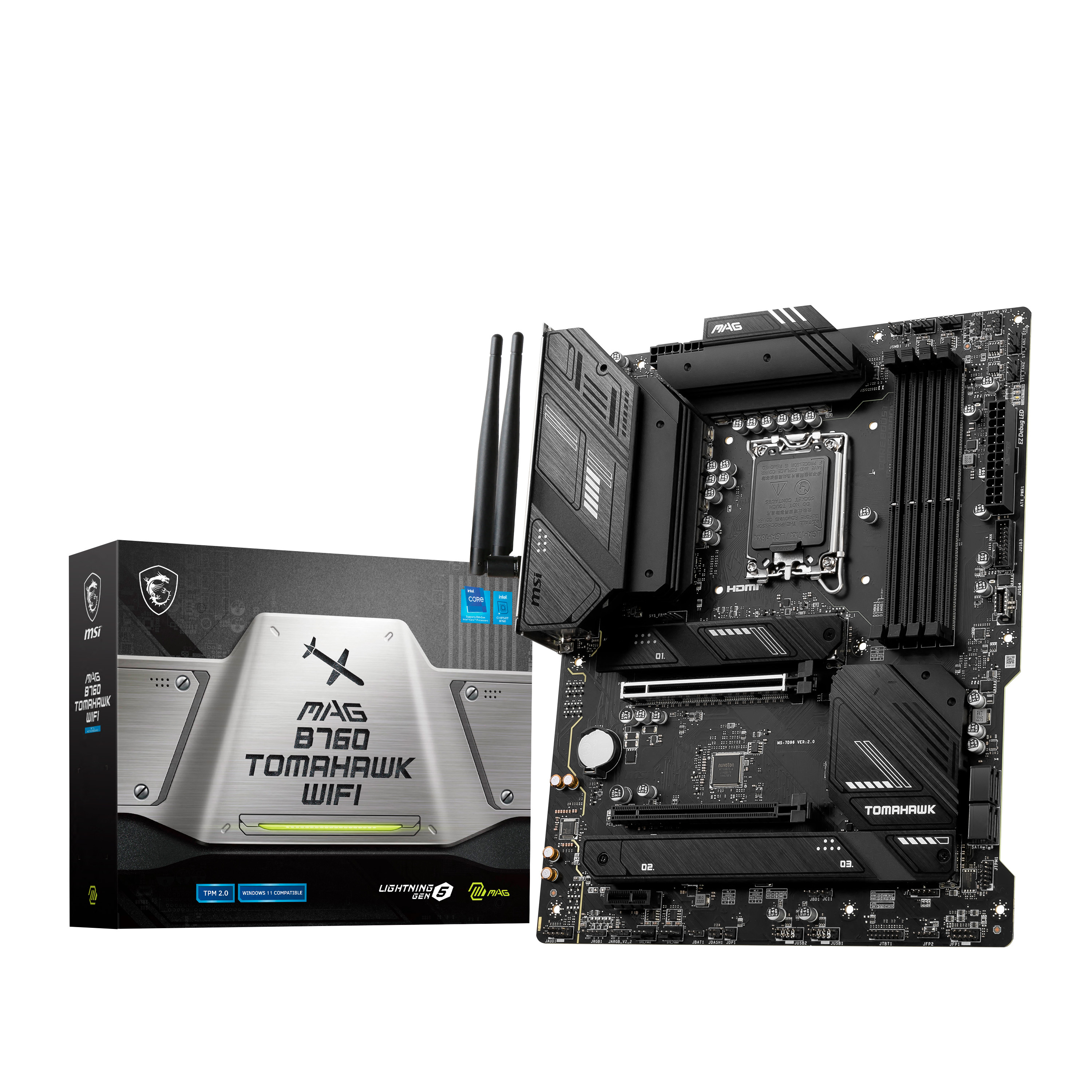 MSI - Placa Base MSI MAG B760 TOMAHAWK WIFI