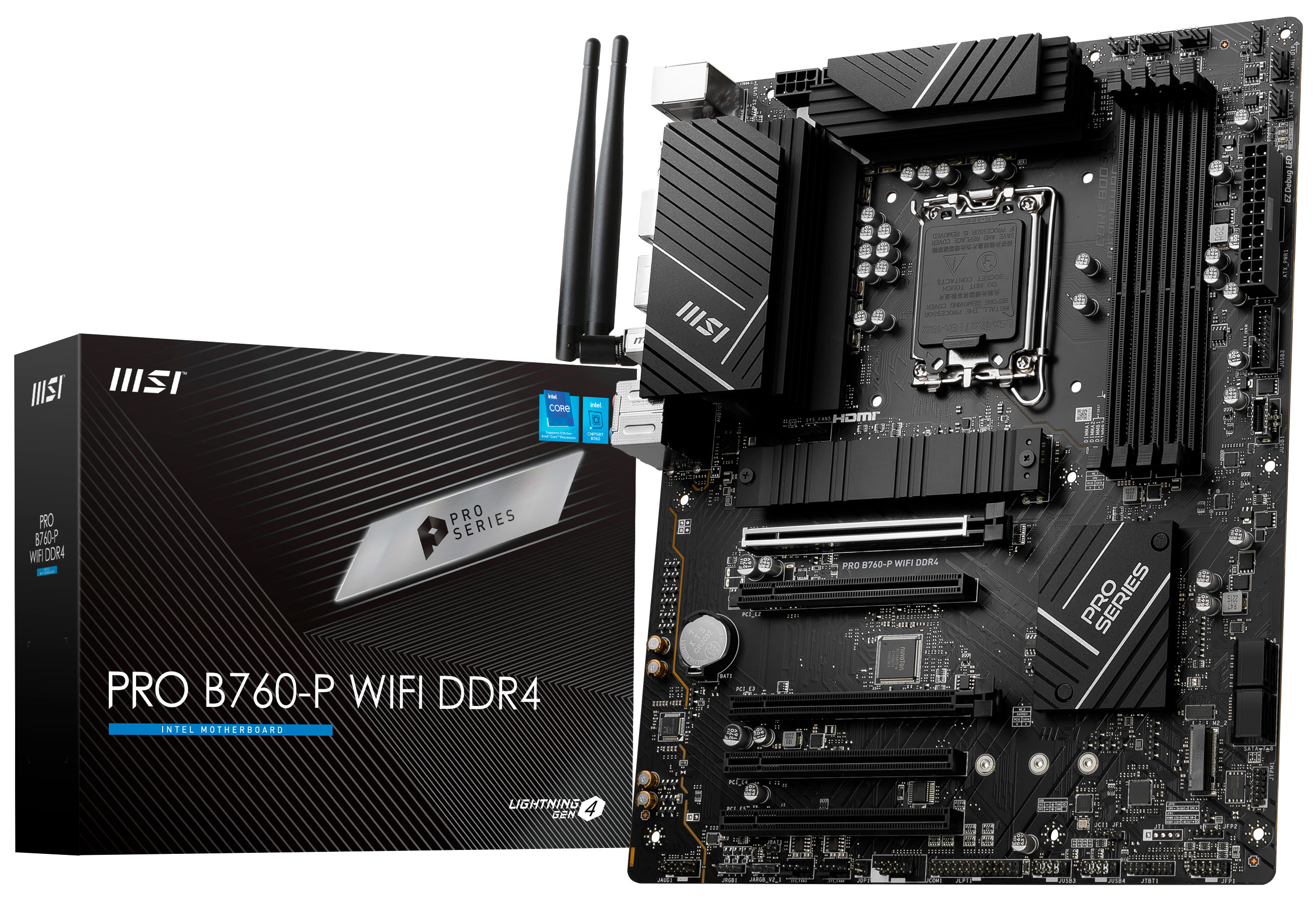 MSI - Placa Base MSI PRO B760-P WIFI DDR4