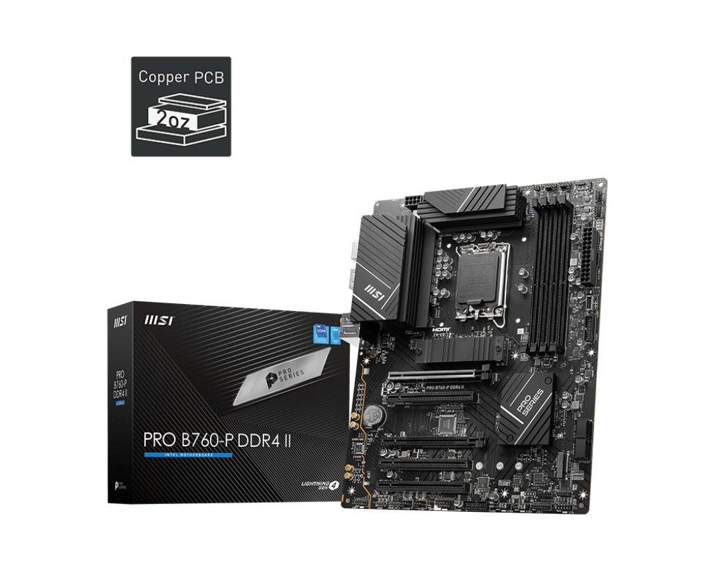 Picture of Picture of Placa Base MSI PRO B760-P DDR4 II