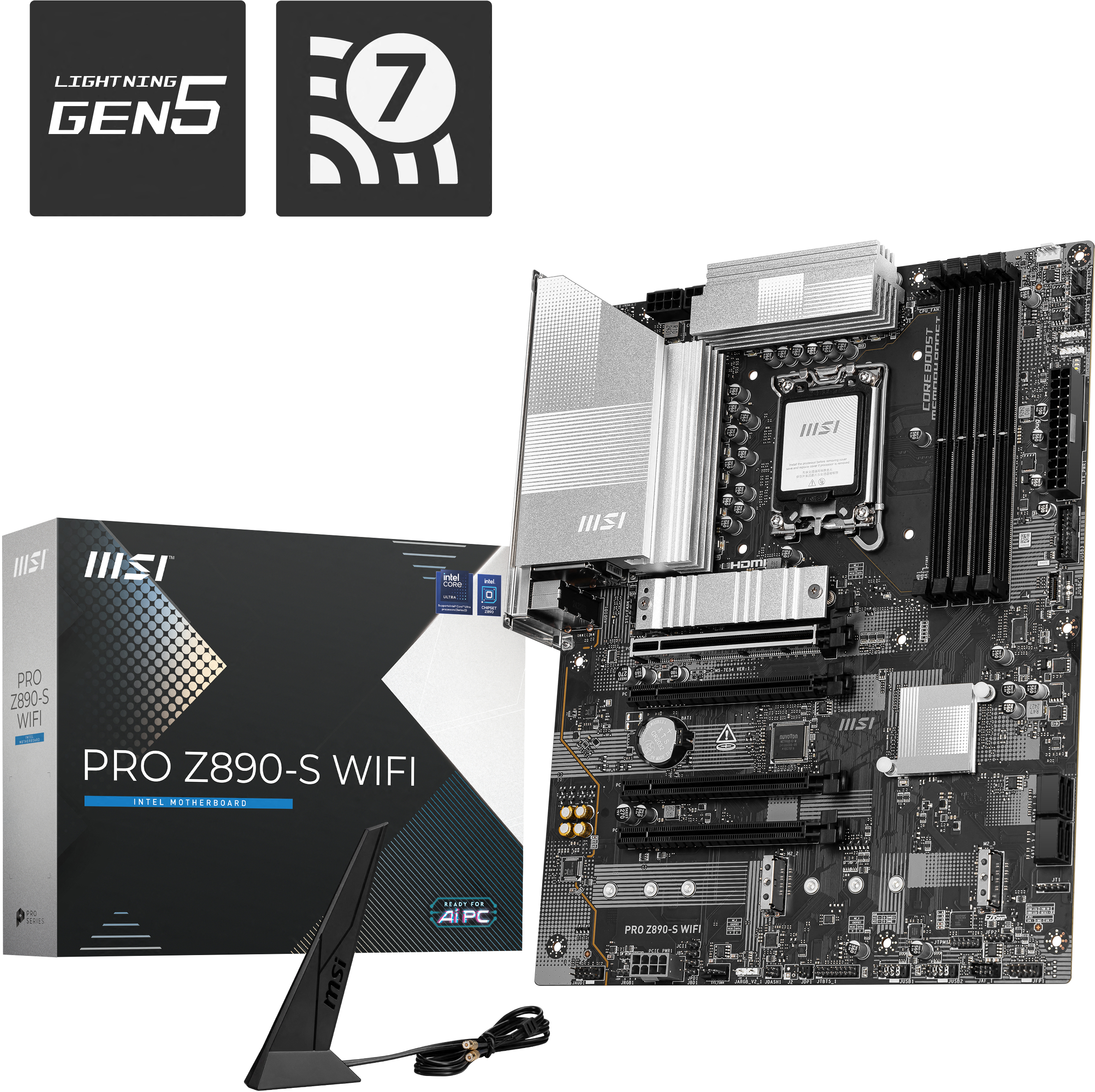Picture of Picture of Placa Base MSI PRO Z890-S WIFI