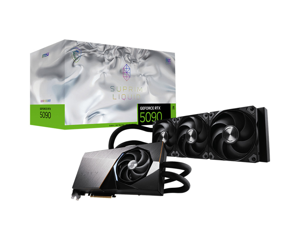 Picture of Picture of Tarjeta Gráfica MSI GeForce® RTX 5090 SUPRIM LIQUID SOC 32GB GDDR7 DLSS4