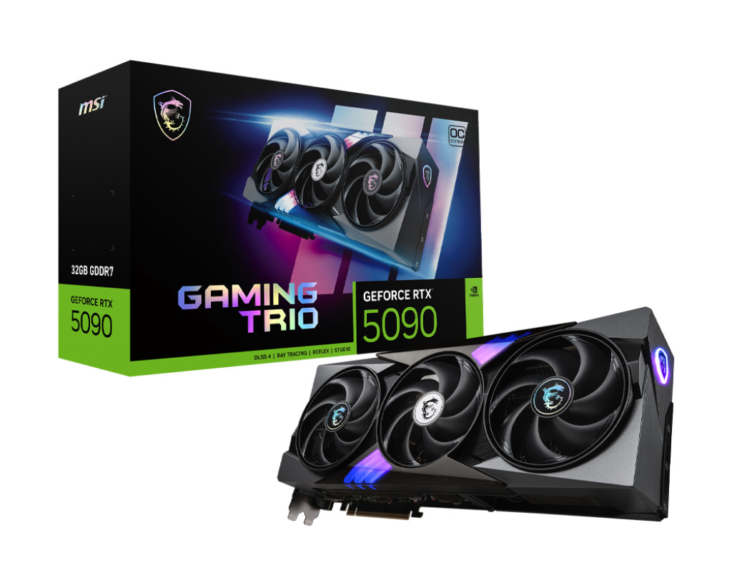 Picture of Picture of Tarjeta Gráfica MSI GeForce® RTX 5090 GAMING TRIO OC 32GB GDDR7 DLSS4