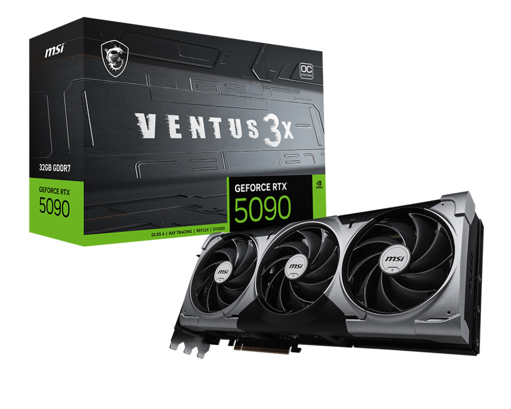 Picture of Picture of Tarjeta Gráfica MSI GeForce® RTX 5090 VENTUS 3X OC 32GB GDDR7 DLSS4