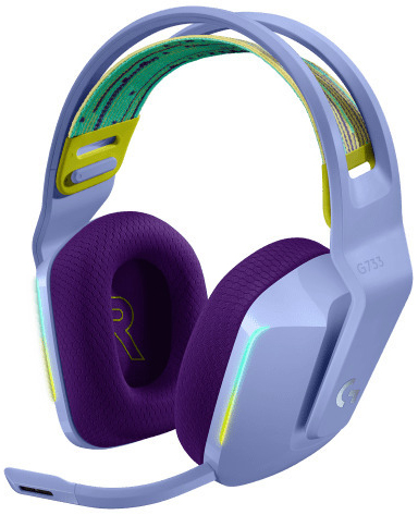 Logitech - Headset Logitech G Series G733 Lightspeed RGB Wireless Lavanda