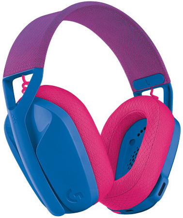 Logitech - Auriculares Logitech G Series G435 Lightspeed Wireless Azul/Rosa