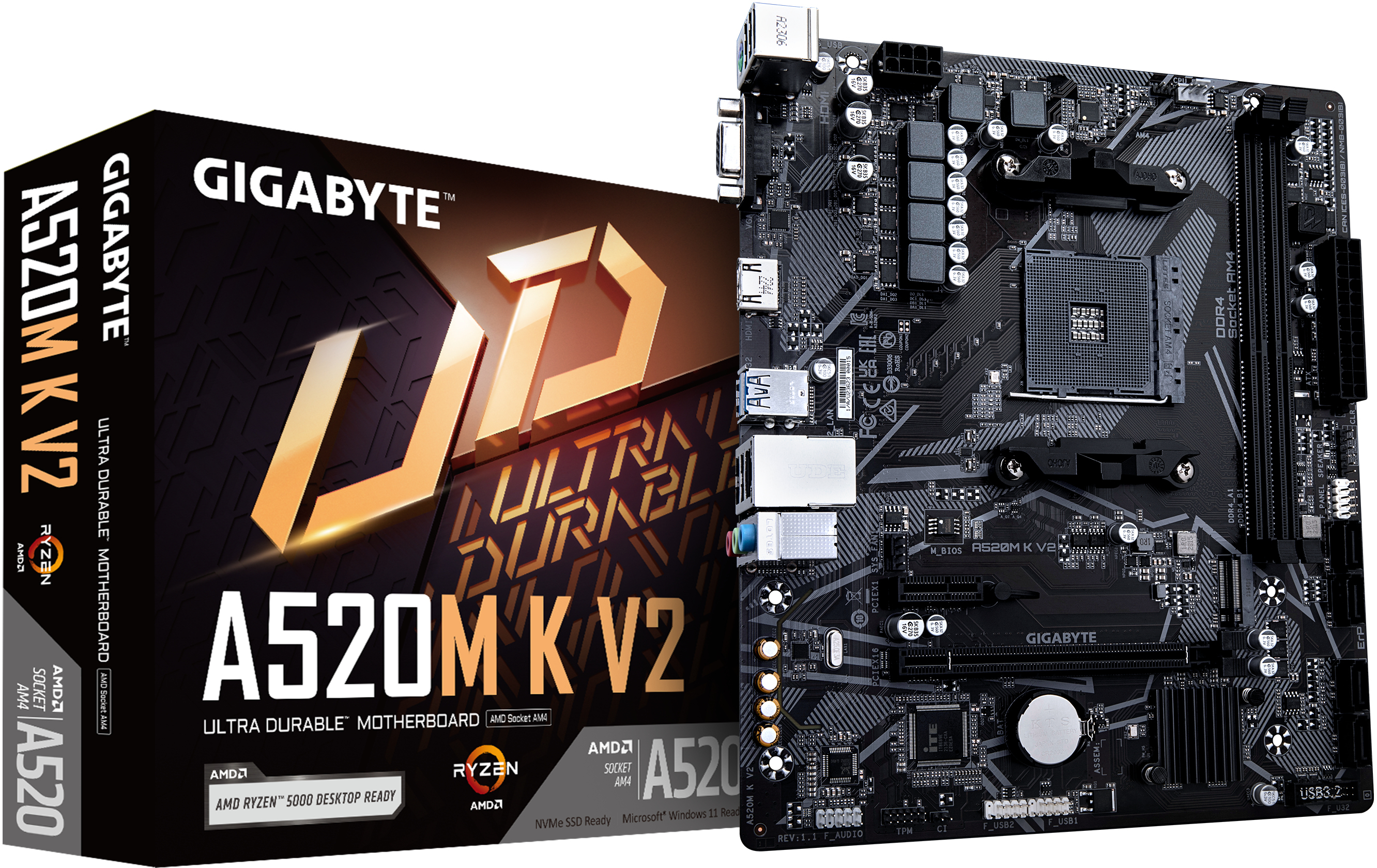 Picture of Picture of Placa Base Gigabyte A520M-K V2
