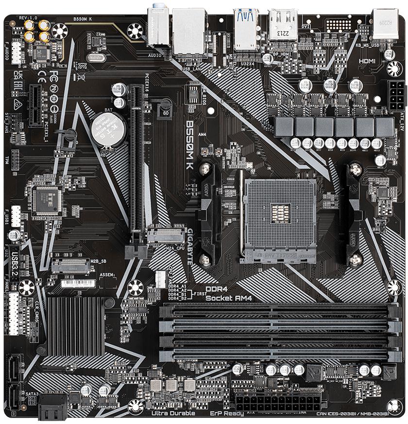 Gigabyte - Placa Base Gigabyte B550M K