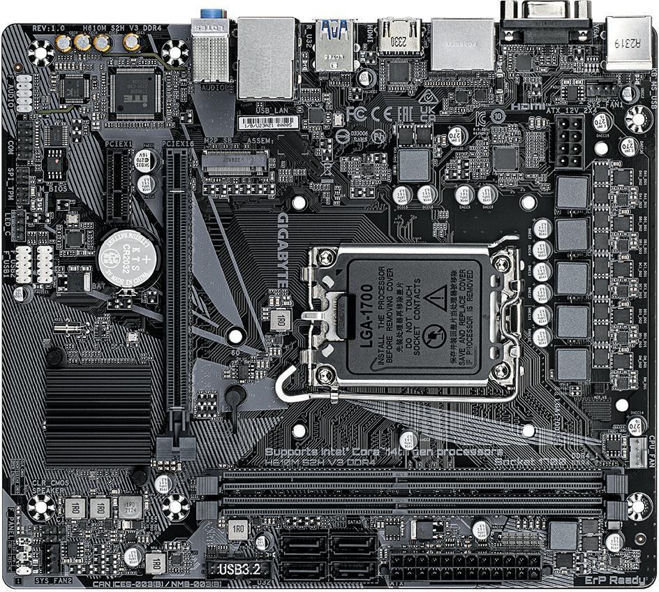 Gigabyte - Placa Base Gigabyte H610M S2H V3 DDR4