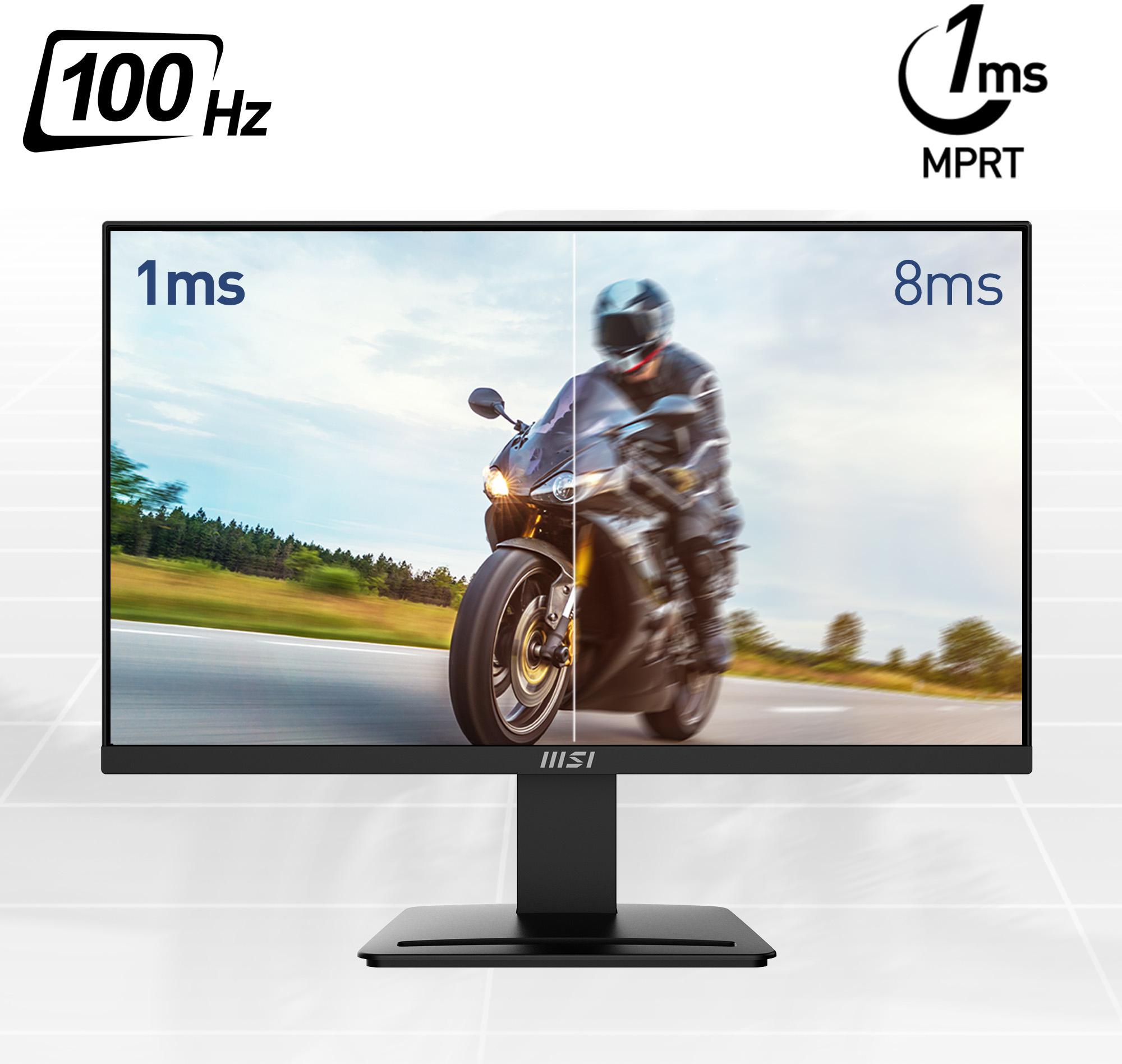 MSI - Monitor MSI 23.8" PRO MP2412 VA FHD 100Hz FreeSync (Adaptive Sync)
