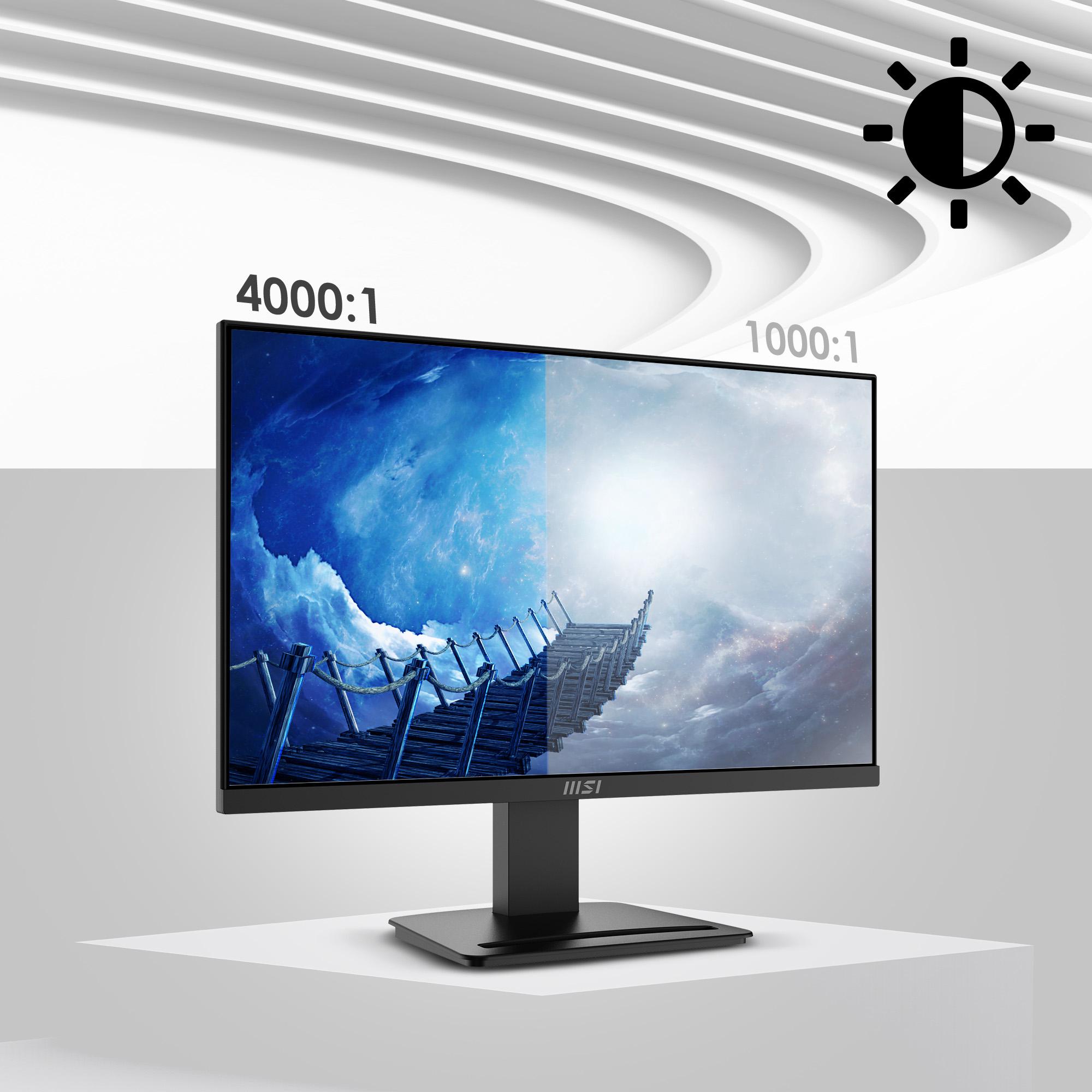 MSI - Monitor MSI 23.8" PRO MP2412 VA FHD 100Hz FreeSync (Adaptive Sync)