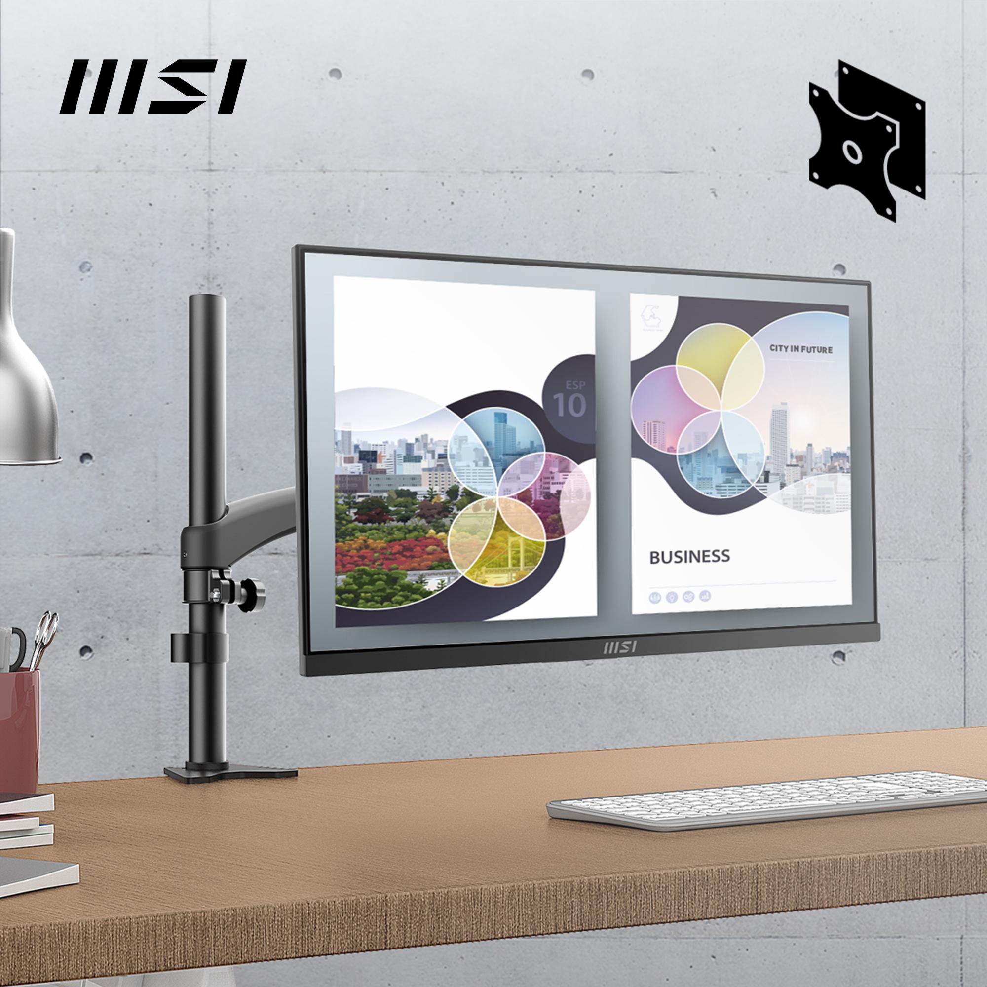 MSI - Monitor MSI 23.8" PRO MP2412 VA FHD 100Hz FreeSync (Adaptive Sync)