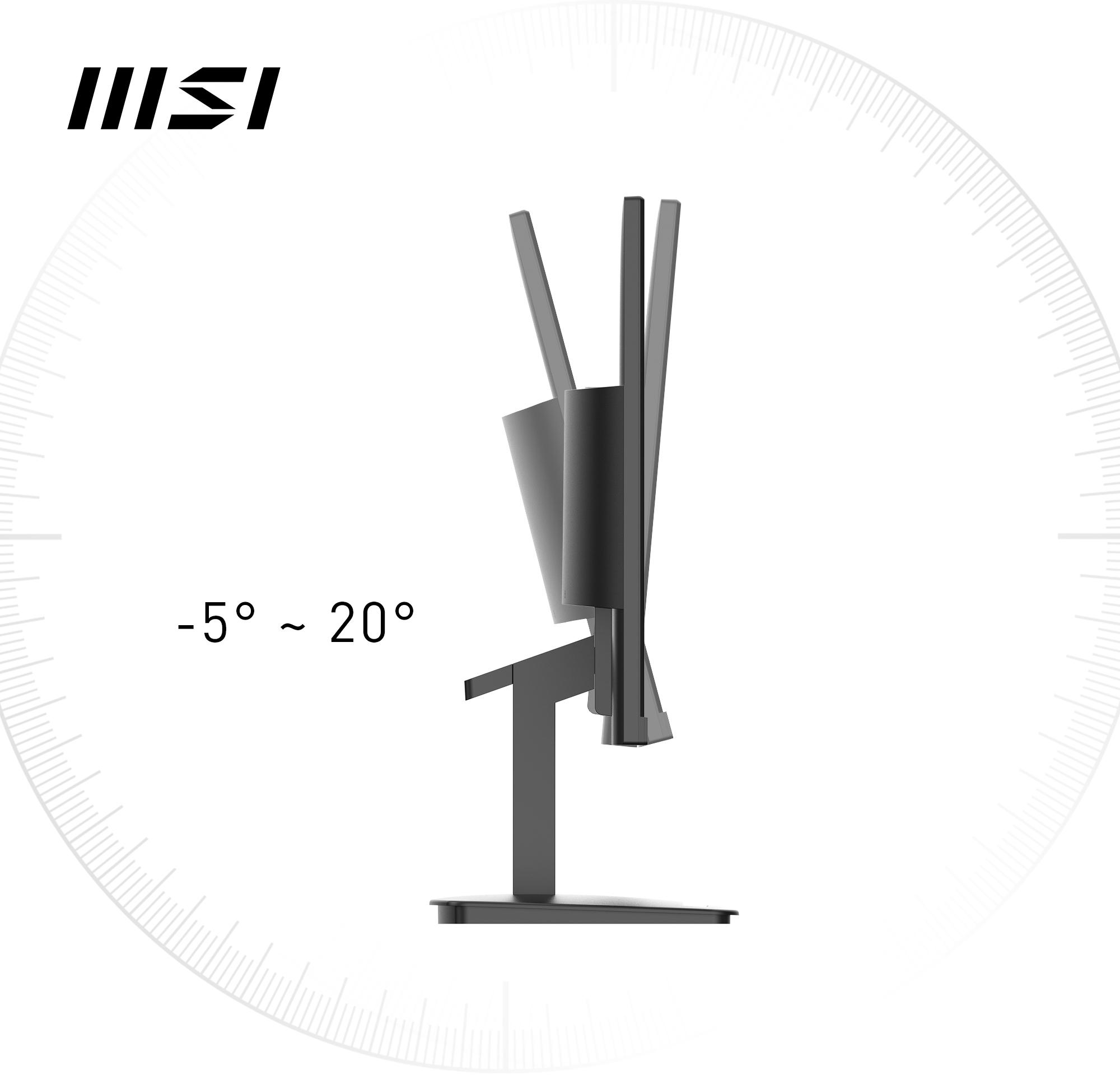 MSI - Monitor MSI 23.8" PRO MP2412 VA FHD 100Hz FreeSync (Adaptive Sync)
