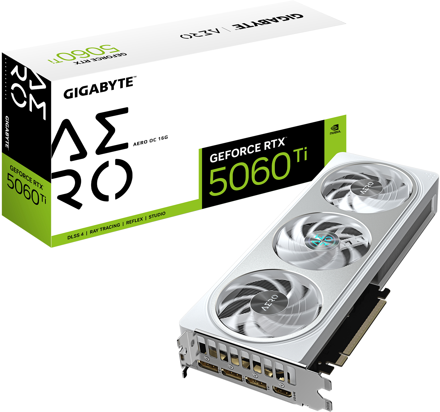 Picture of Picture of Tarjeta Gráfica Gigabyte GeForce® RTX 5060 Ti Aero OC 16GB GDDR7 DLSS4