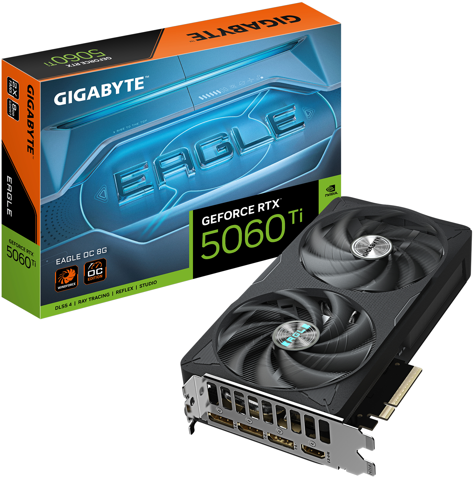 Picture of Picture of Tarjeta Gráfica Gigabyte GeForce® RTX 5060 Ti Eagle OC 8GB GDDR7 DLSS4