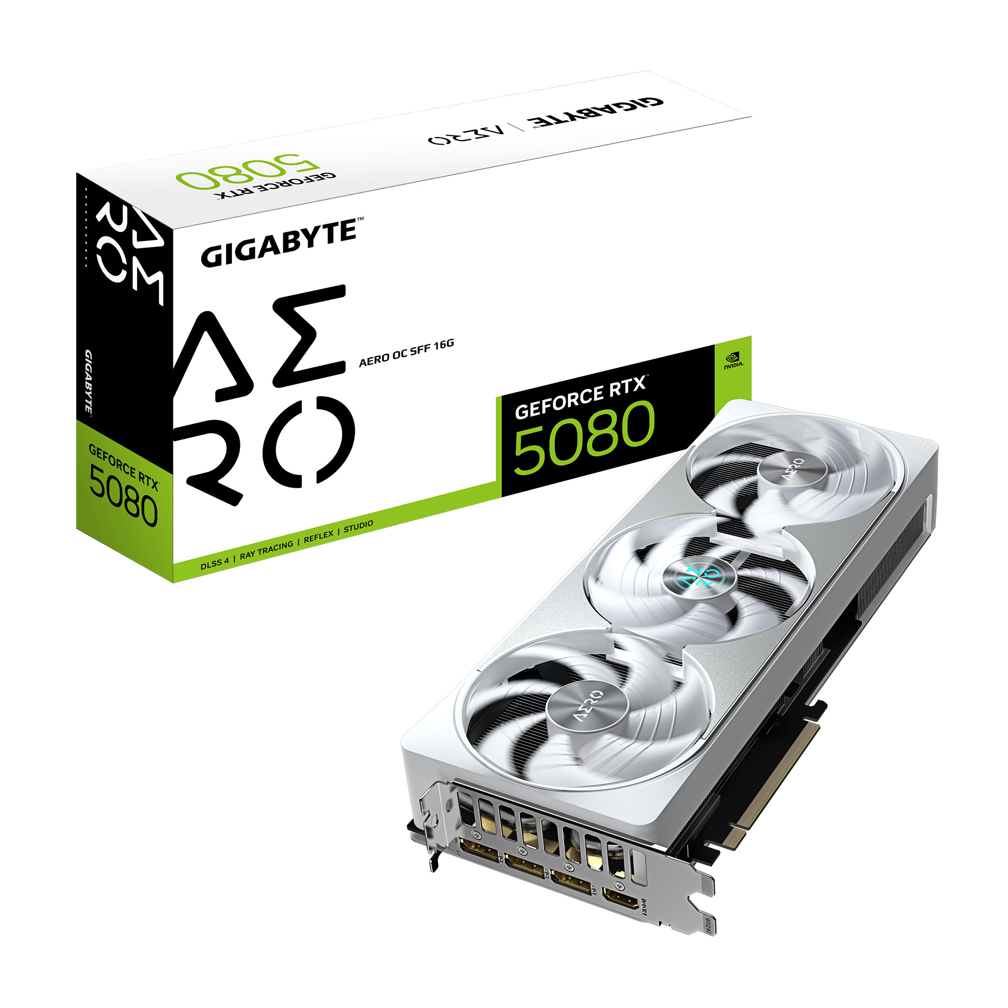 Picture of Picture of Tarjeta Gráfica Gigabyte GeForce® RTX 5080 Aero OC 16GB GDDR7 DLSS3