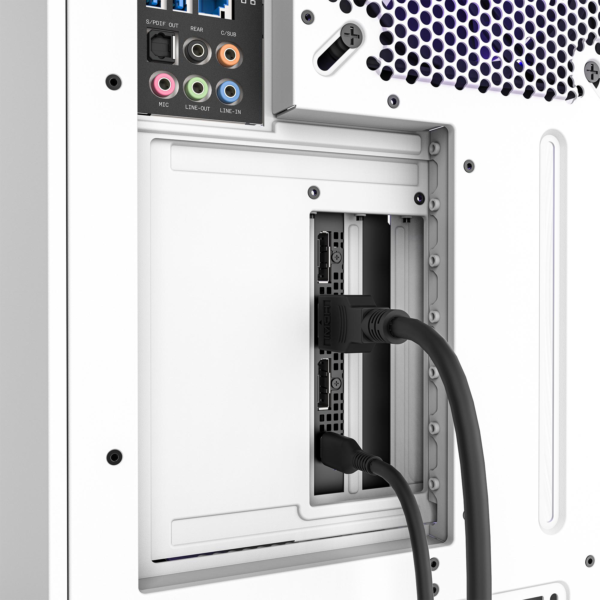 NZXT - Vertical GPU Mounting NZXT ( H5 / H7 / H9 ) - Blanco 175mm