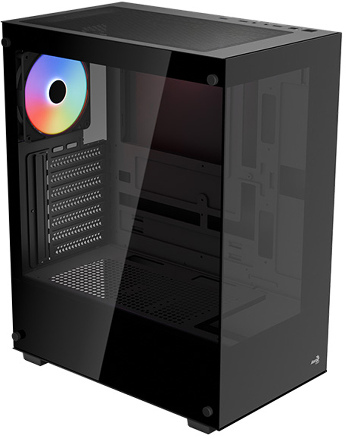 Picture of Picture of Caja ATX Aerocool Pivot Vidrio Templado Negro