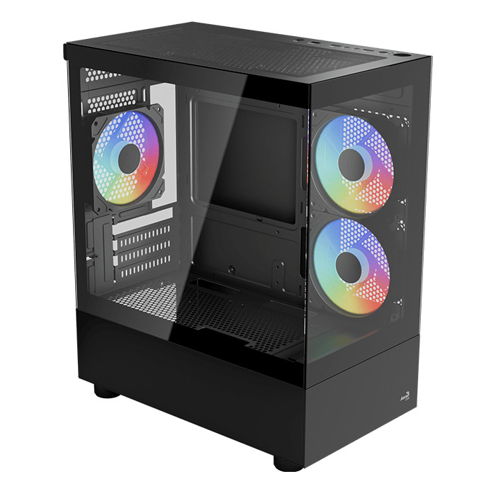 Picture of Picture of Caja Micro-ATX Aerocool Viewport Mini Vidrio Templado Negro