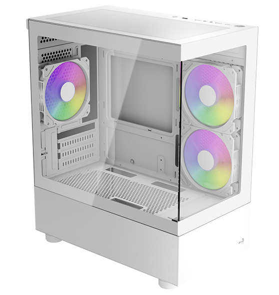 Picture of Picture of Caja Micro-ATX Aerocool Viewport Mini Vidrio Templado Blanco