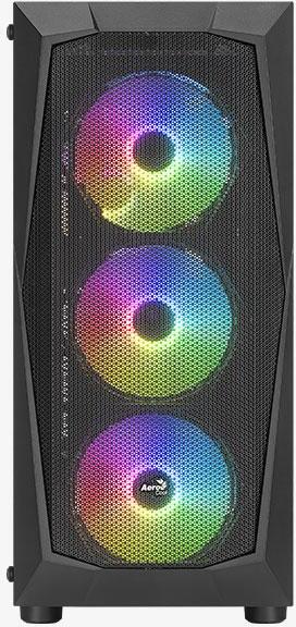 Aerocool - Caja ATX Aerocool Falcon ARGB Vidrio Templado Negro