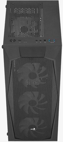 Aerocool - Caja ATX Aerocool Falcon ARGB Vidrio Templado Negro