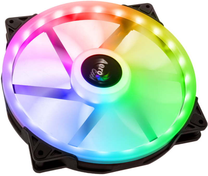 Picture of Picture of Ventilador Aerocool Duo 20 ARGB negro 200mm