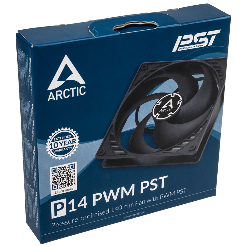 Arctic - Ventilador Arctic P14 PWM PST- Negro