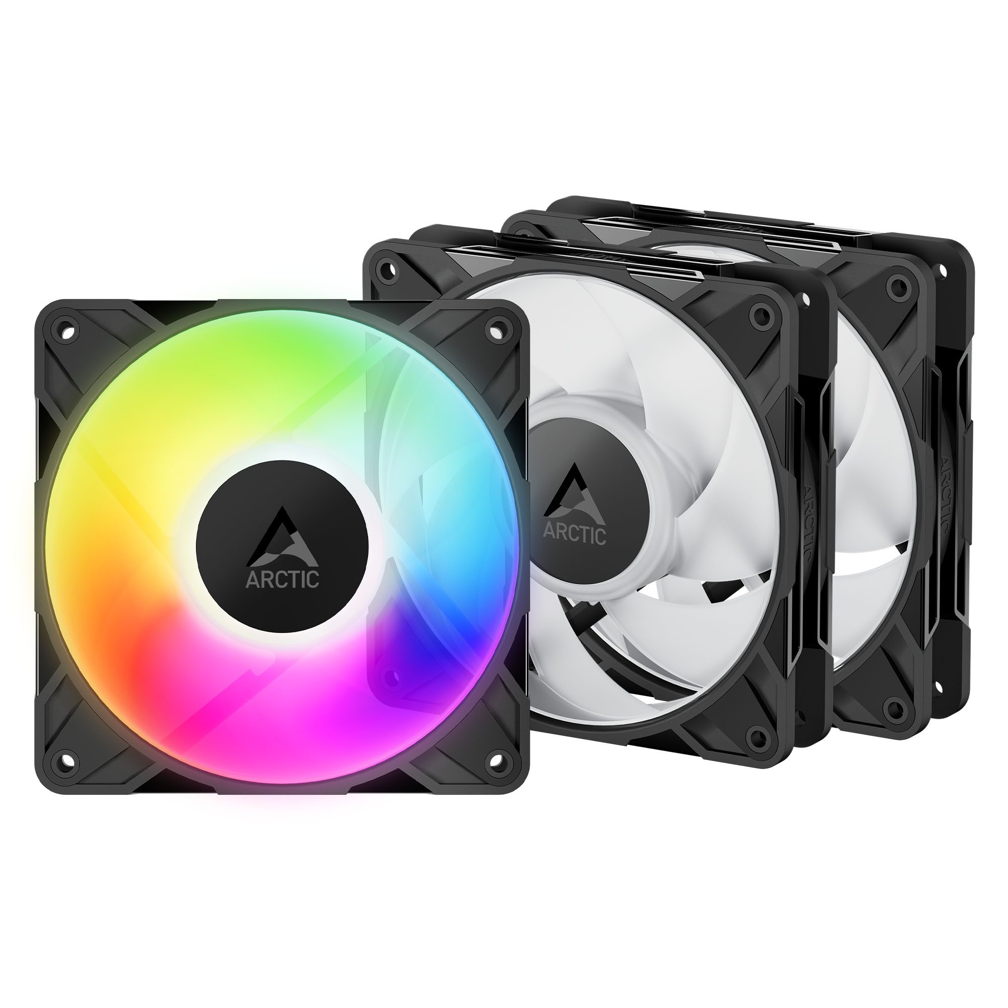 Picture of Picture of Ventilador Arctic P12 PRO PWM PST ARGB 120mm (Pack 3)