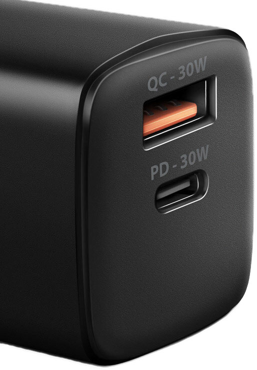 Picture of Picture of Cargador de pared AXAGON ACU-PQ30 QC3.0,4.0/AFC/FCP/PPS/Apple + PD type-C, 30W, Negro