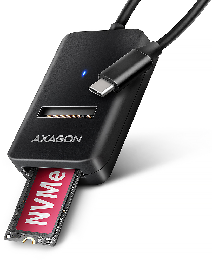 Picture of Picture of Adaptador AXAGON ADM2-CM USB-C 3.2 Gen2 - 1x NVMe/SATA SDD