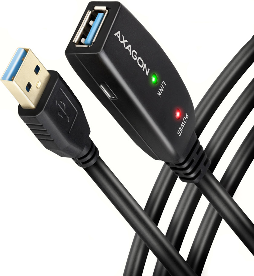 Picture of Picture of Cable Extensión AXAGON ADR-305 USB 3.2 Gen 1 A-M -> A-F Activo - 5m