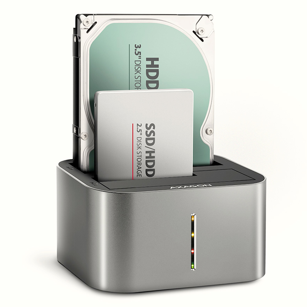 Picture of Picture of CLONE DUO HDD Dock Station ASMedia AXAGON ADSA-DC USB3.2 Gen1 - 2x SATA 6G
